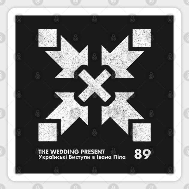 The Wedding Present / Ukrainski vistupi v Ivana Pila / Minimalist Artwork Design Magnet by saudade